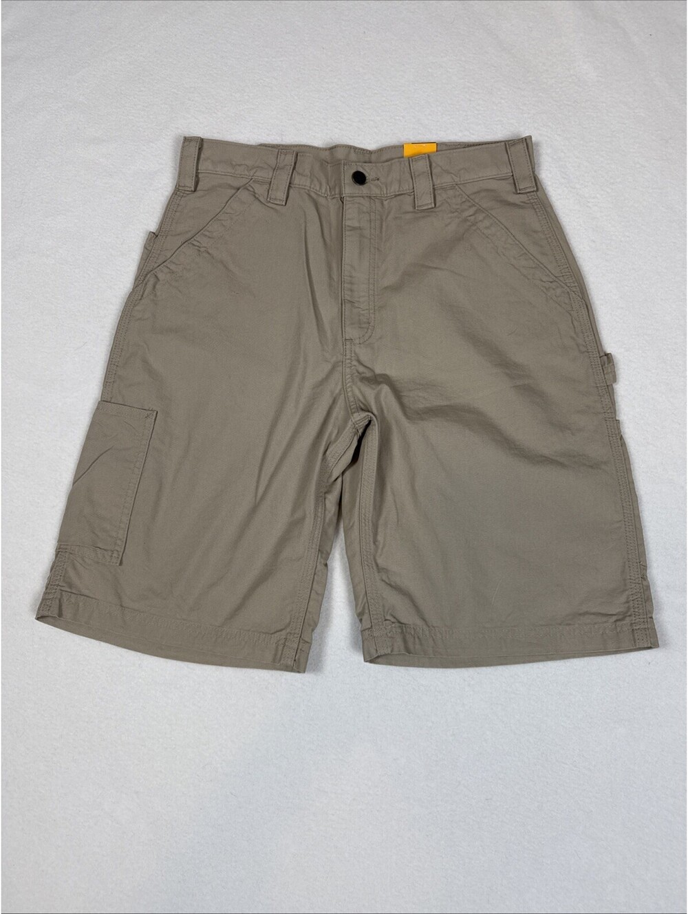 Carhartt Men's Size 33 Loose Fit Canvas Utility Work Shorts New NWT Tan